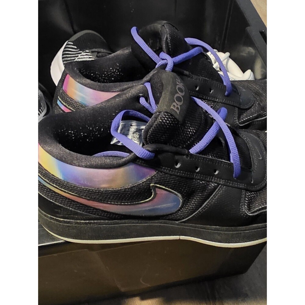 Nike Book 1 Night Black Multi Color IM7442-001 Men Size 12 No Box Fast Shipping - Picture 2 of 9